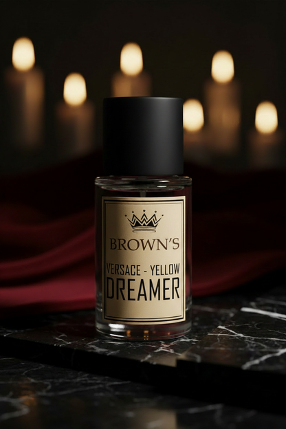 VERSACE - YELLOW DREAMER luxury bottle mockup